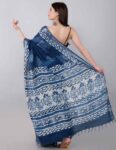 Indigo-Linen-Cotton-Saree-three