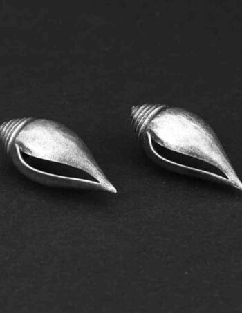 Silver Oxidised Traditional Earrings For Women four